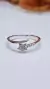 Anillo cruzado plata estrella