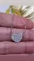Pulsera plata corazón en internet