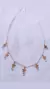 Collar plata rose estrellas