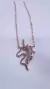 Collar plata rose unicornio en internet