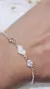 Pulsera plata corazón en internet
