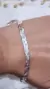 Pulsera plata trenzada en internet
