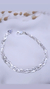 Pulsera plata trenzada