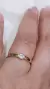Anillo solitario plata y oro en internet