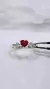 Anillo plata y oro corazón en internet