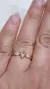 Anillo plata y oro corazón - Joyas Maia