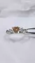 Anillo plata y oro corazón en internet