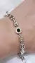 Pulsera panter plata y oro - Joyas Maia
