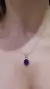 Colgante plata amatista - Joyas Maia