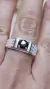 Anillo plata hombre