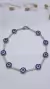 Pulsera plata ojitos - comprar online