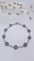 Pulsera plata ojitos