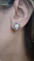 Imagen de Aros plata circular multicolores
