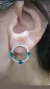 Aros plata circular - tienda online