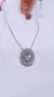 Collar colgante plata oval - comprar online