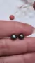 Aros plata perlas cultivadas gris - Joyas Maia