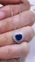Cadena colgante corazon plata - tienda online
