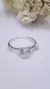 Anillo plata corazón