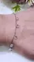Pulsera plata cristales en internet