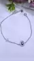 Pulsera plata ojito cruz en internet