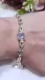 Pulsera panter plata y oro - Joyas Maia