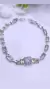 Pulsera panter plata y oro - comprar online