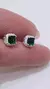 Aros plata esmeralda - tienda online