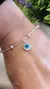 Pulsera plata ojito - Joyas Maia