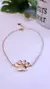 Pulsera plata rosé
