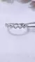 Anillo plata zig zag - Joyas Maia