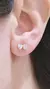 Aros oro 18kl corazones - comprar online
