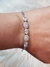 Pulsera Plata Rosetas - Joyas Maia