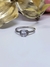 Anillo plata solitario