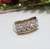 Anillo plata y oro