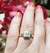Anillo Plata Y Oro Cuadrado en internet