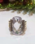 Anillo plata y oro