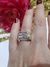 Anillo Plata Y Oro Baguettes - Joyas Maia