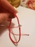 Pulsera plata hilo rojo
