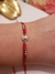 Pulsera plata hilo rojo - tienda online
