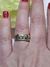 Anillo plata y oro medio sin fin - Joyas Maia