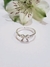 Anillo plata moño