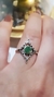 Anillo Plata Esmeralda natural en internet