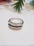 Anillo plata baguettes