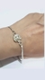 Pulsera Plata Rosa - comprar online
