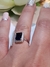 Anillo plata rectangular zafiro en internet