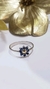 Anillo Plata Y Oro Roseta