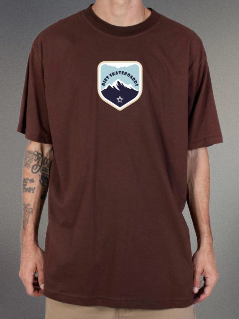 camiseta masculina diet peak marrom - comprar online