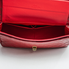 BOLSA PRECIOSA GRANDE - VERMELHO CEREJA - Loja Sempre Linda Bolsas