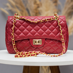 BOLSA PRECIOSA MÉDIA - VERMELHO CEREJA
