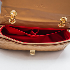 BOLSA PRECIOSA MÉDIA - CARAMELO - Loja Sempre Linda Bolsas